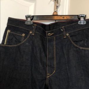 Hand crafted men’s selvage jeans